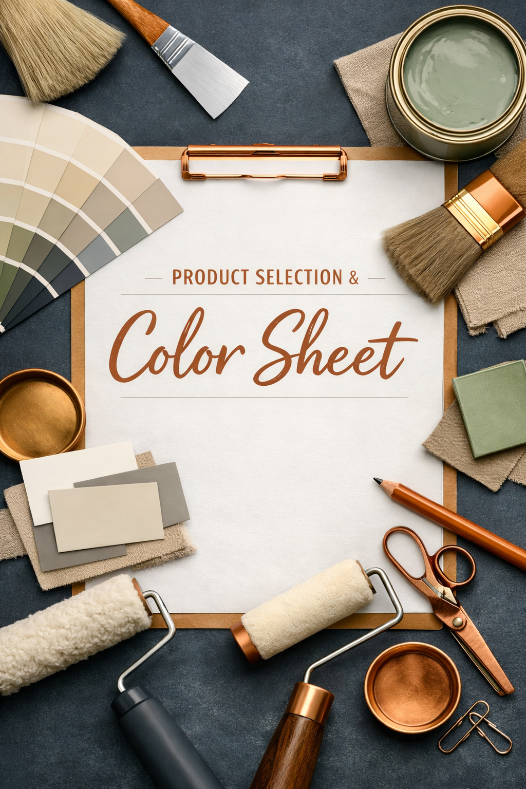 Product Selection and Color Sheet